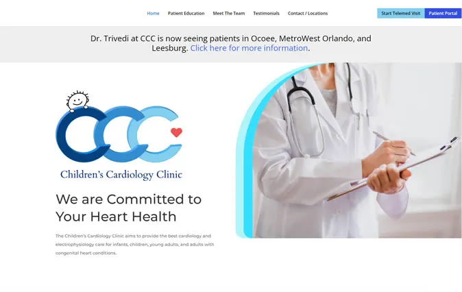 cardiologist-website-design