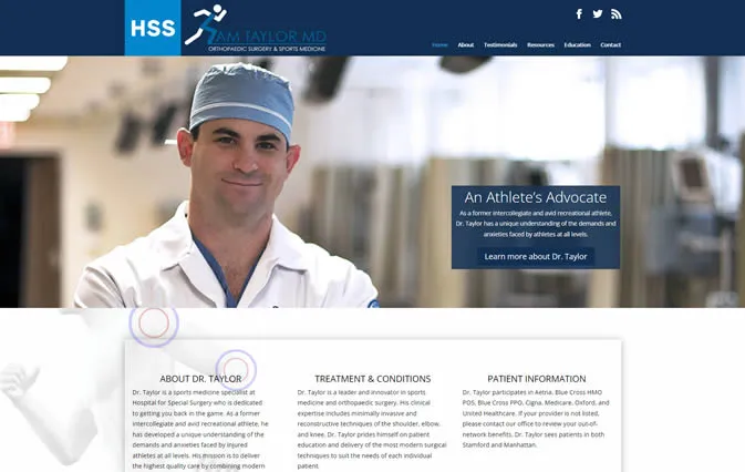 orthopedist-website-design